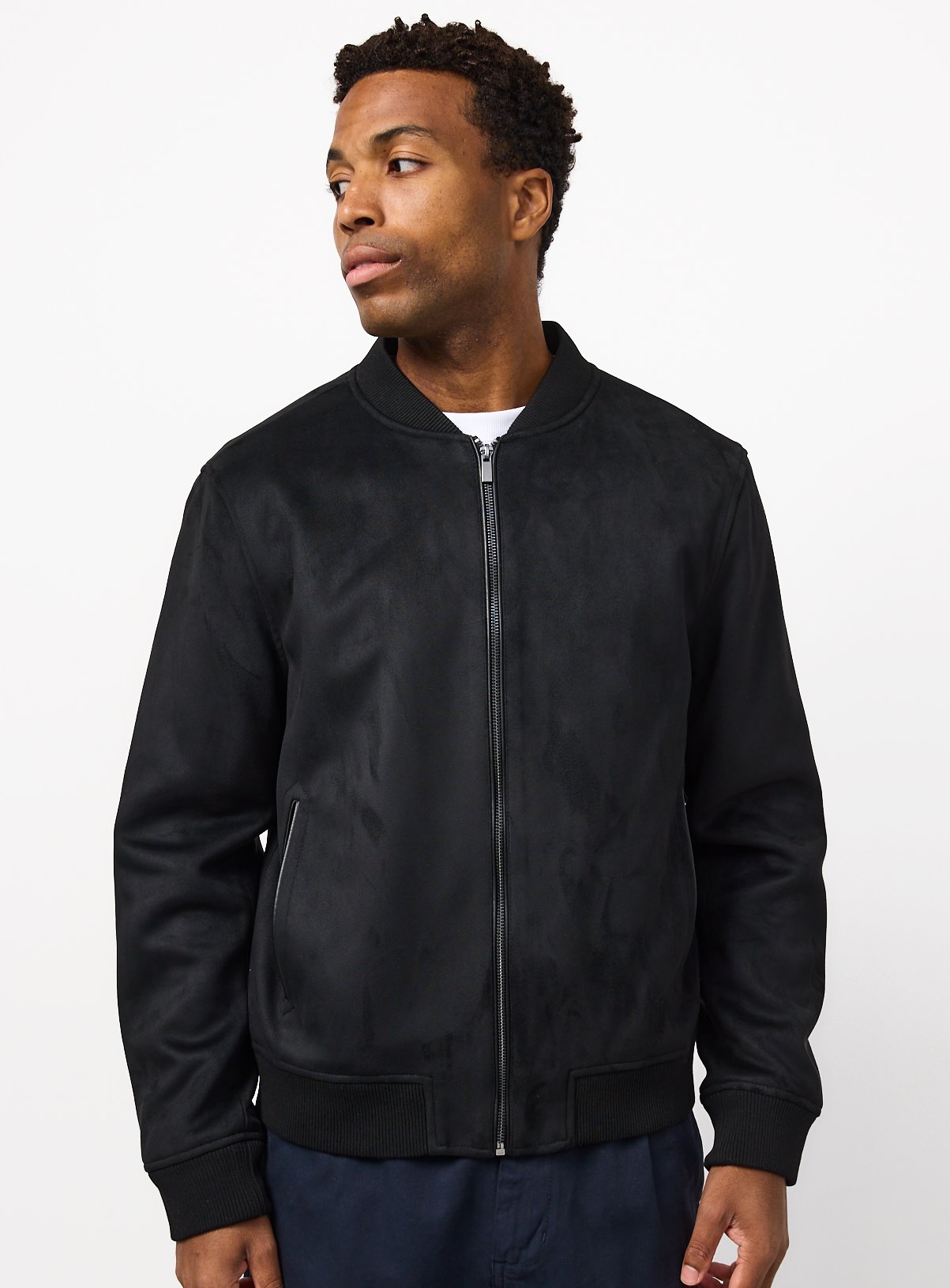 Black Bomber Jacket XXXL - Image 2 thumbnail