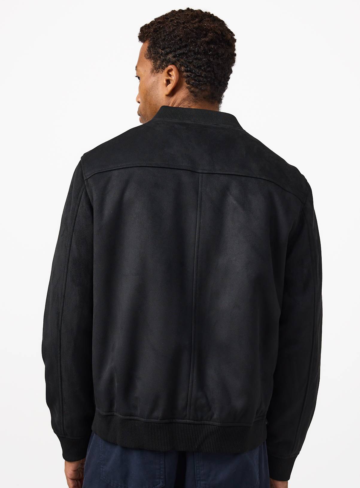 Black Bomber Jacket XXXL - Image 6