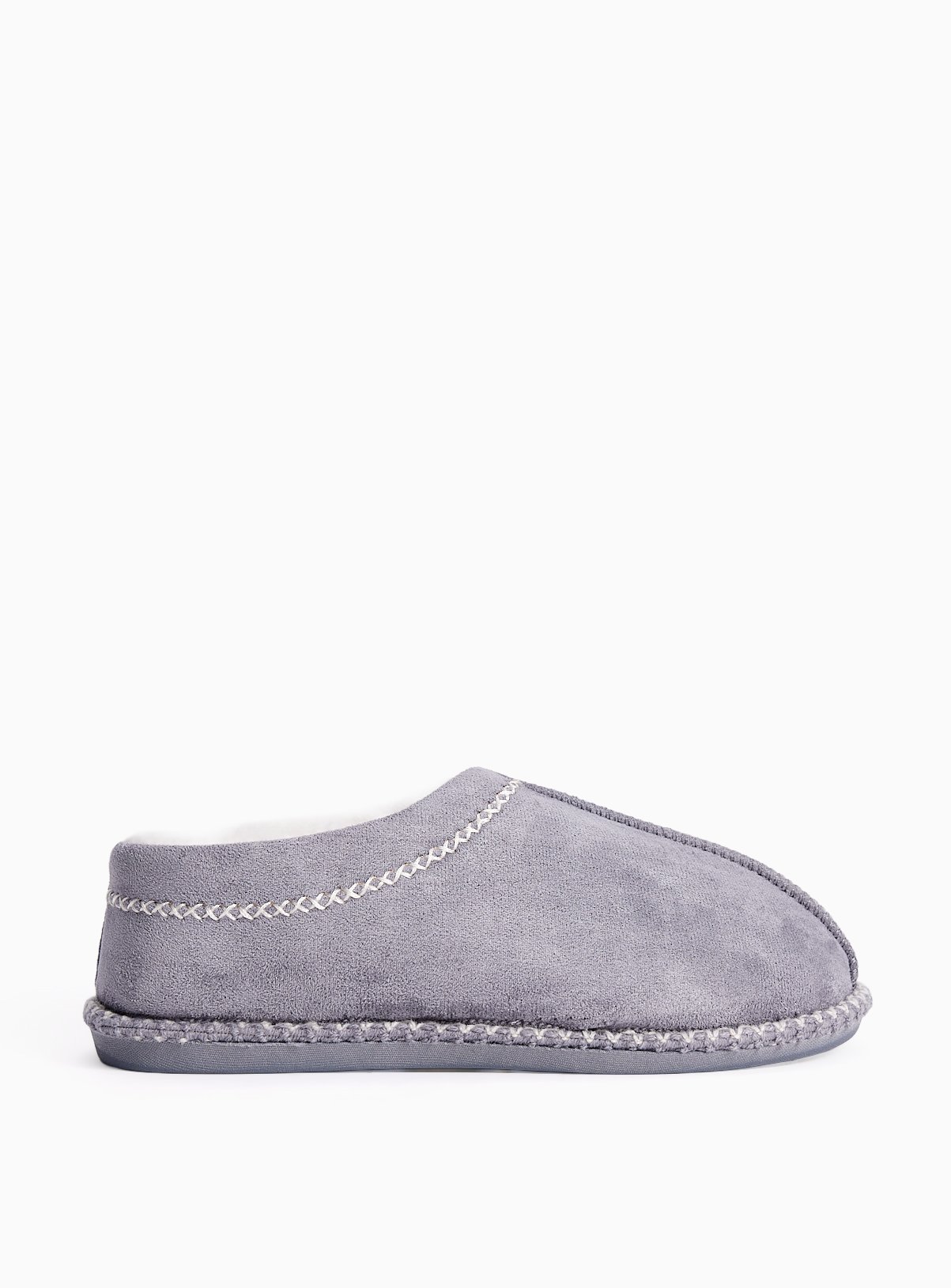 Contrast Stitch High Back Mule Slippers S - Image 2 thumbnail