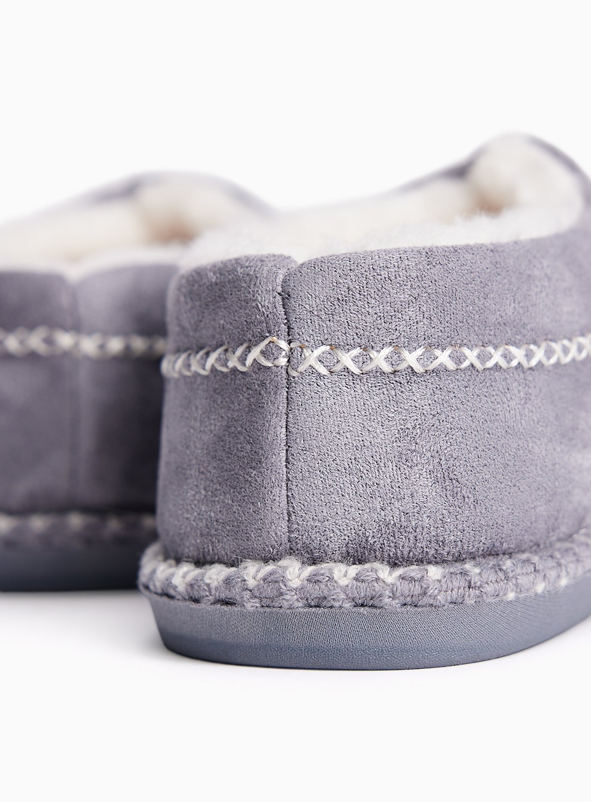 Contrast Stitch High Back Mule Slippers S - Image 4 thumbnail