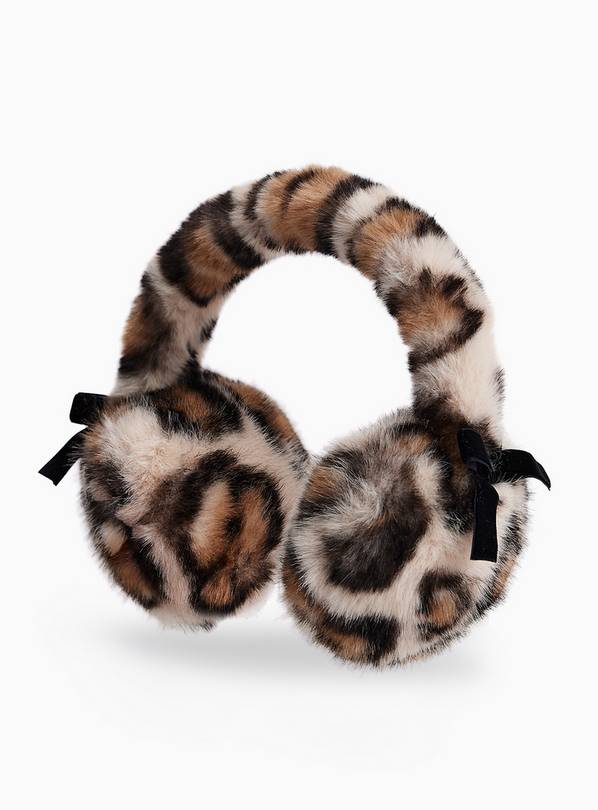 Leopard Print Earmuffs One Size