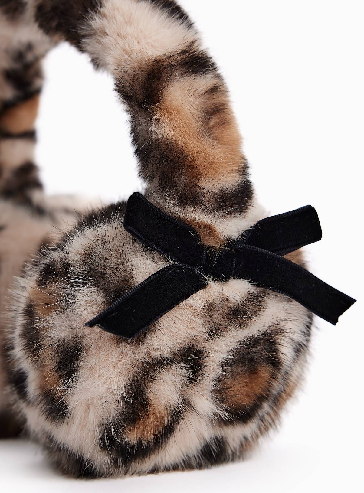 Leopard Print Earmuffs One Size - Image 2