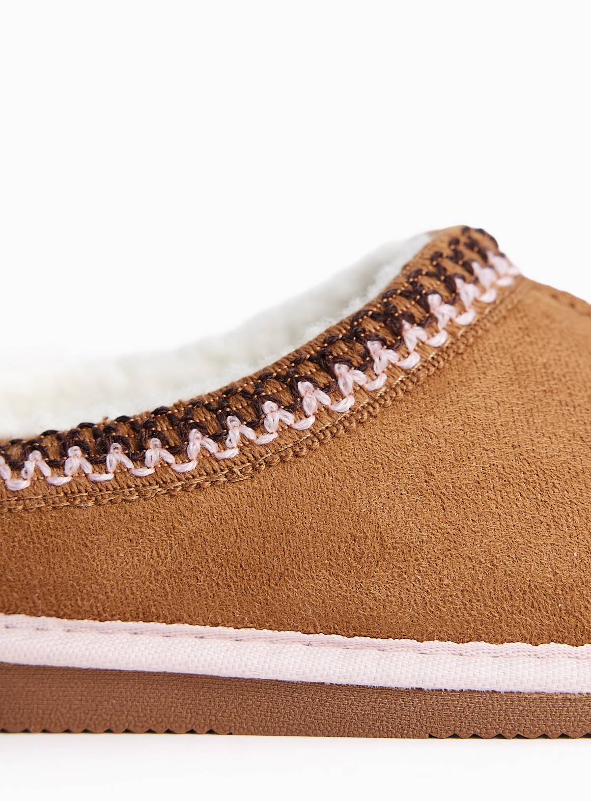 Tan Platform High Back Mule Slippers 12-13 Infant - Image 3