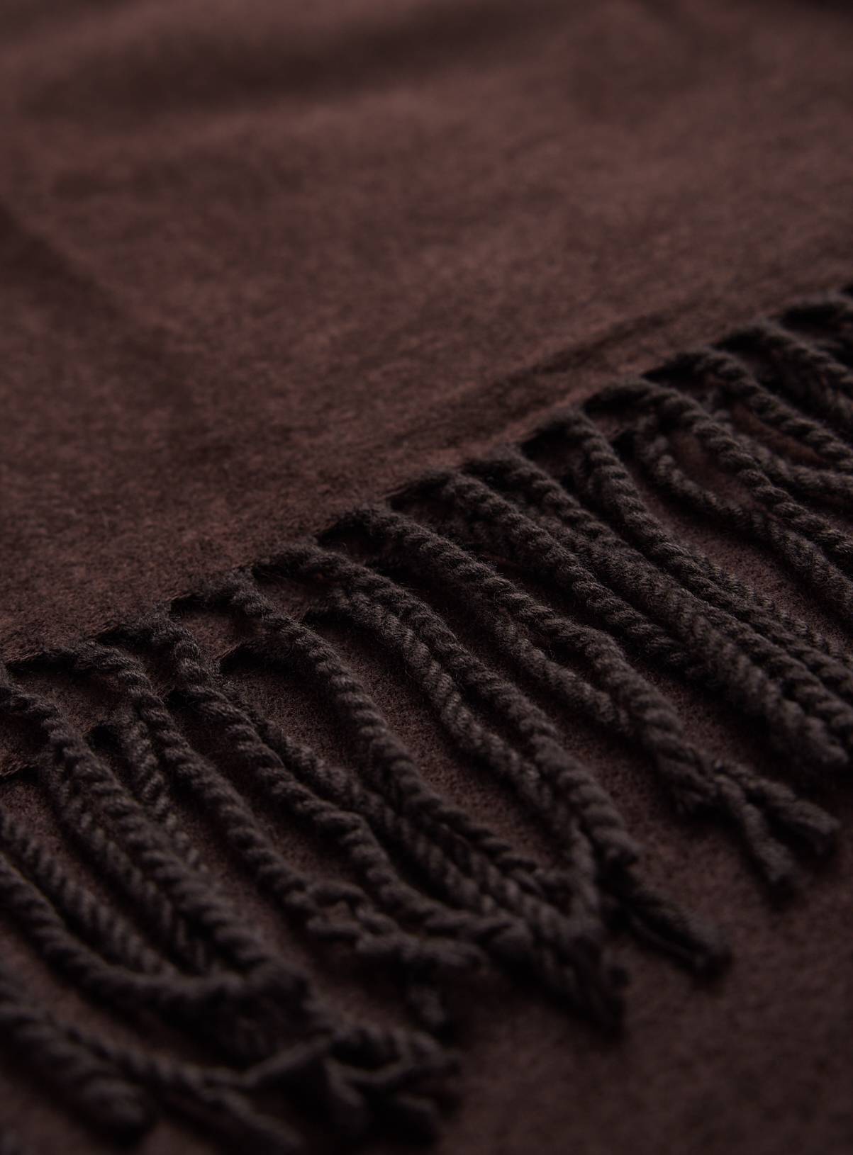 Chocolate Brown Scarf One Size - Image 3