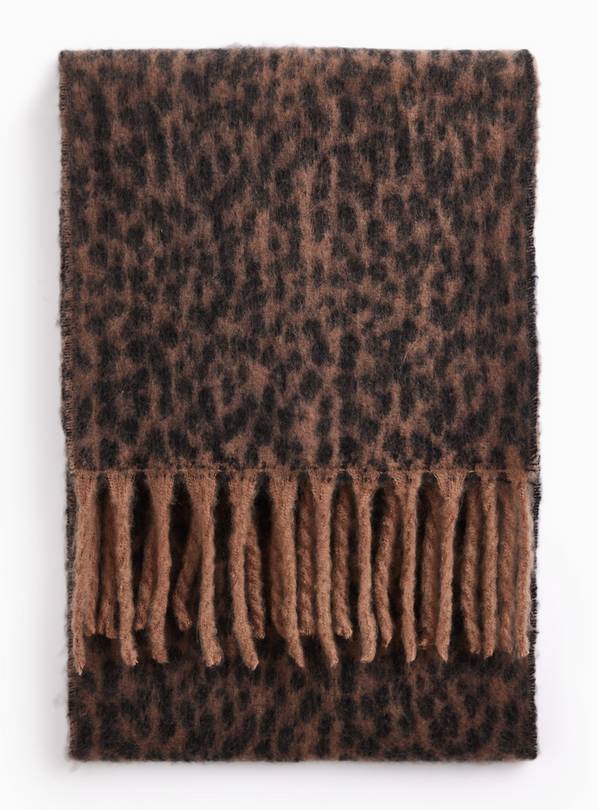 Leopard Heavyweight Scarf One Size