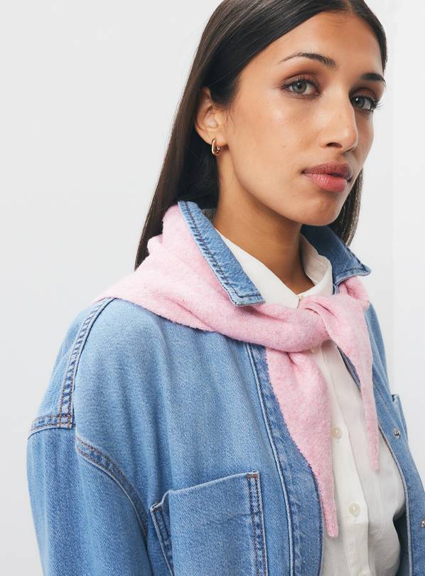 Pink Triangle Scarf One Size