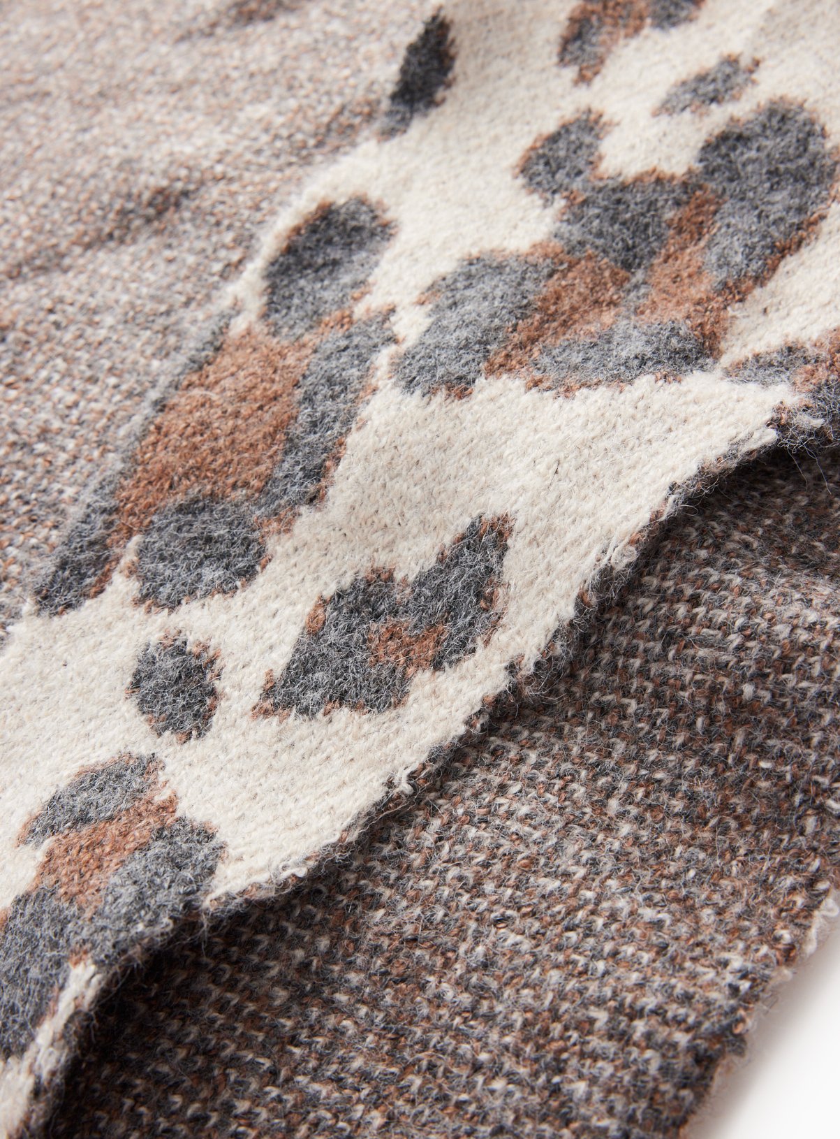 Leopard Print Triangle Scarf One Size - Image 2 thumbnail