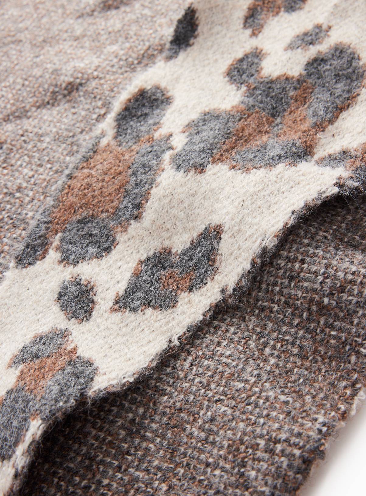Leopard Print Triangle Scarf One Size - Image 2