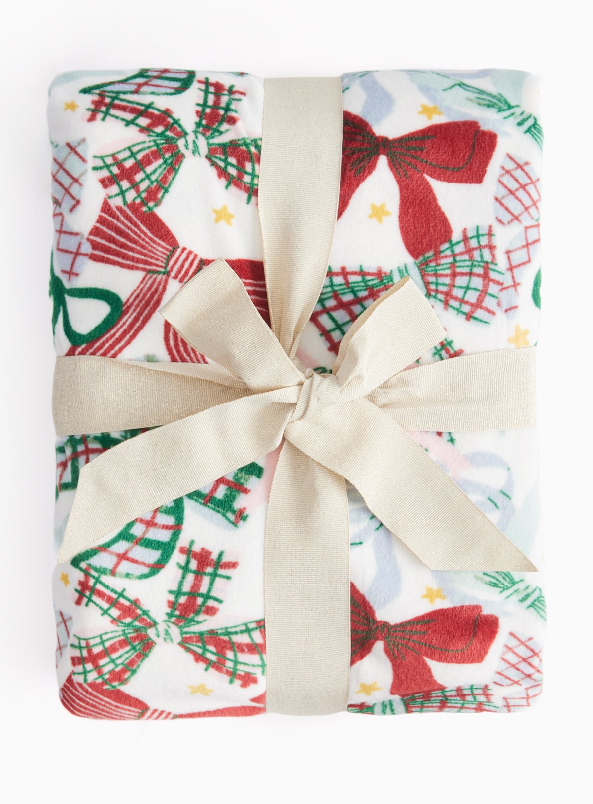 Christmas Festive Bows Slinky Pyjamas XXL - Image 2 thumbnail