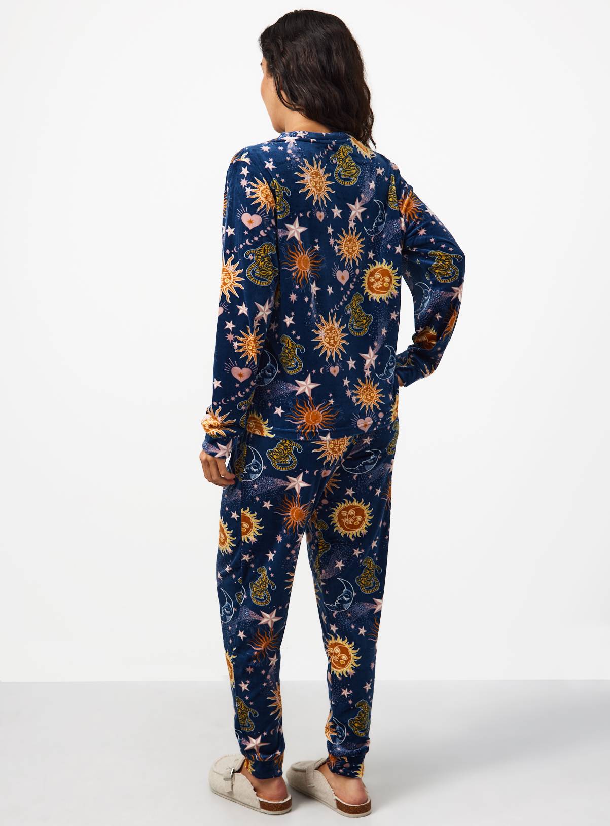 Christmas Navy Celestial Slinky Pyjamas XL - Image 5