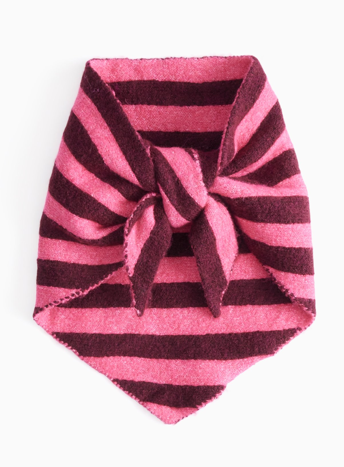 Mini Me Pink Stripe Triangle Scarf One Size - Image 1 thumbnail
