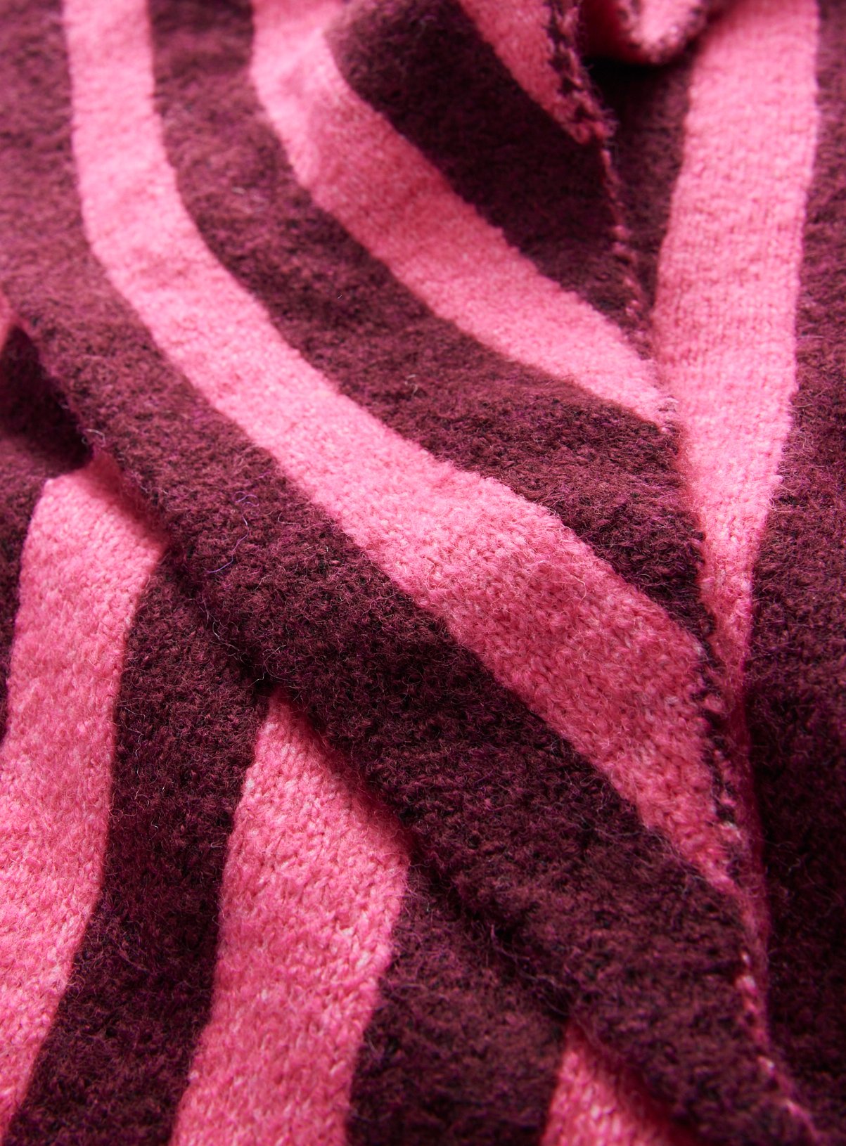 Mini Me Pink Stripe Triangle Scarf One Size - Image 2 thumbnail