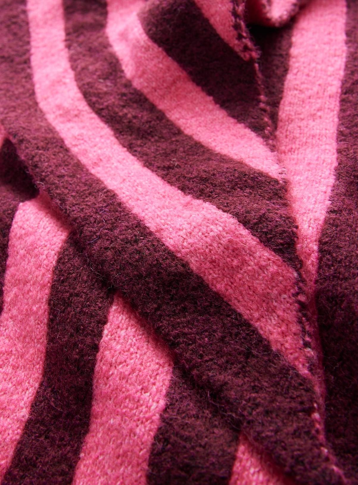Mini Me Pink Stripe Triangle Scarf One Size - Image 2