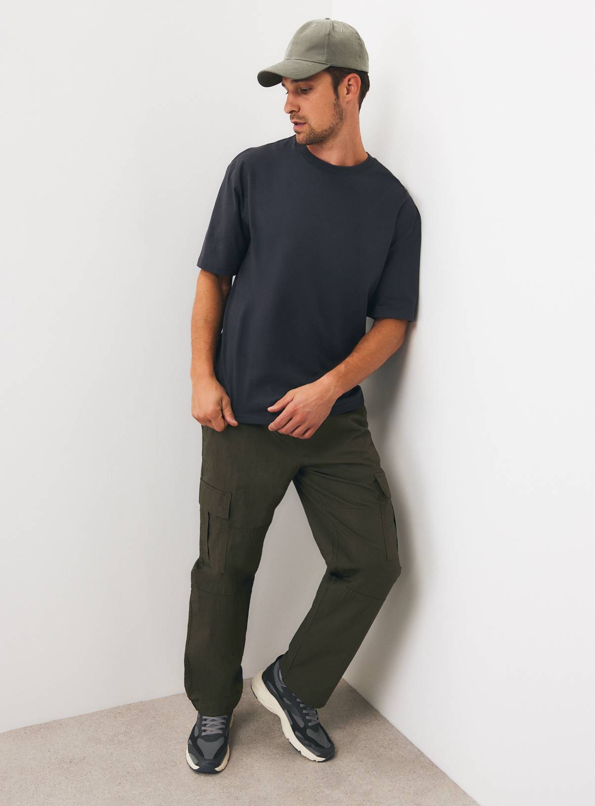 Khaki Ripstop Trousers XL - Image 2