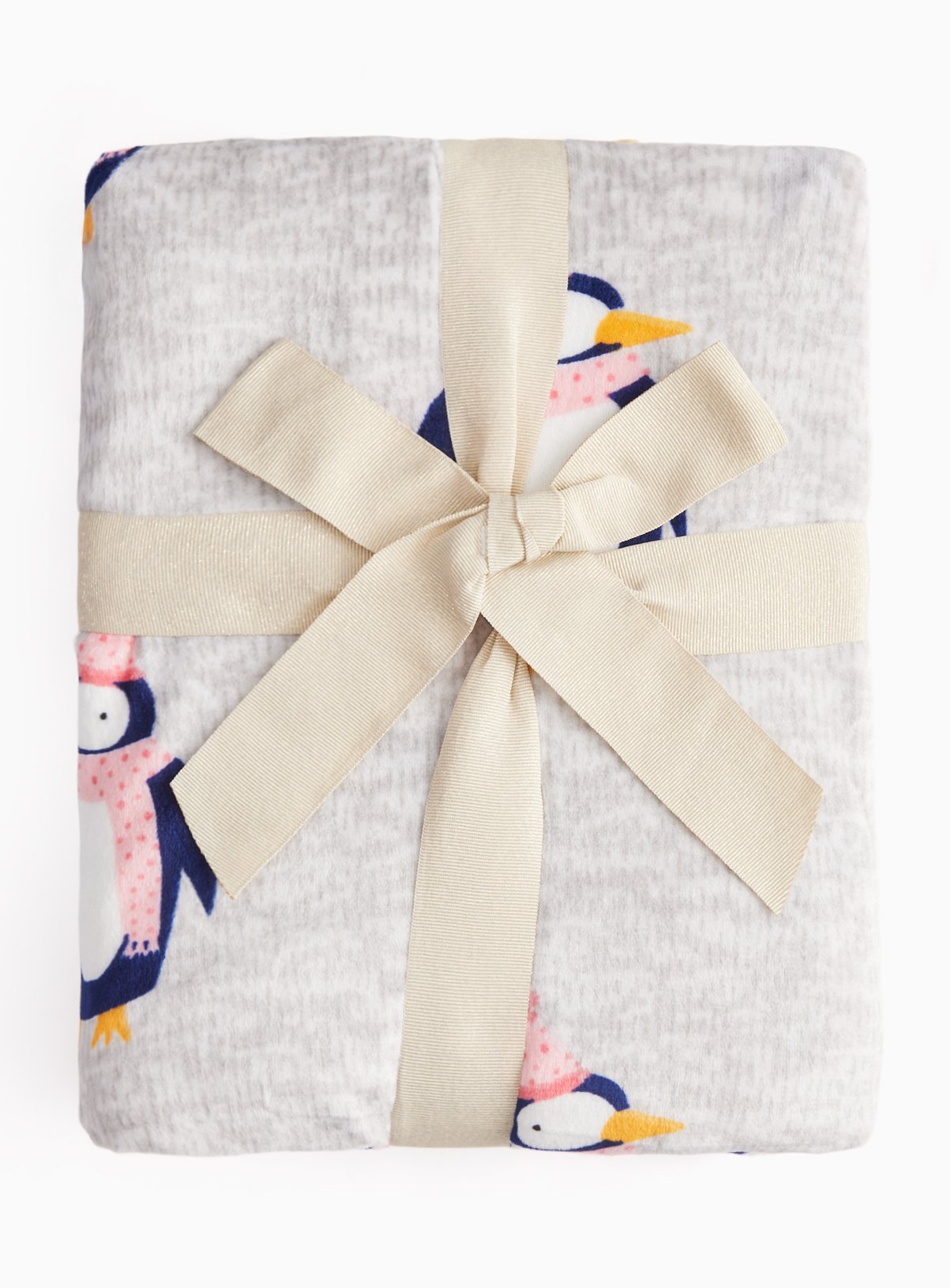 Grey Penguin Slinky Pyjama Set M - Image 2 thumbnail