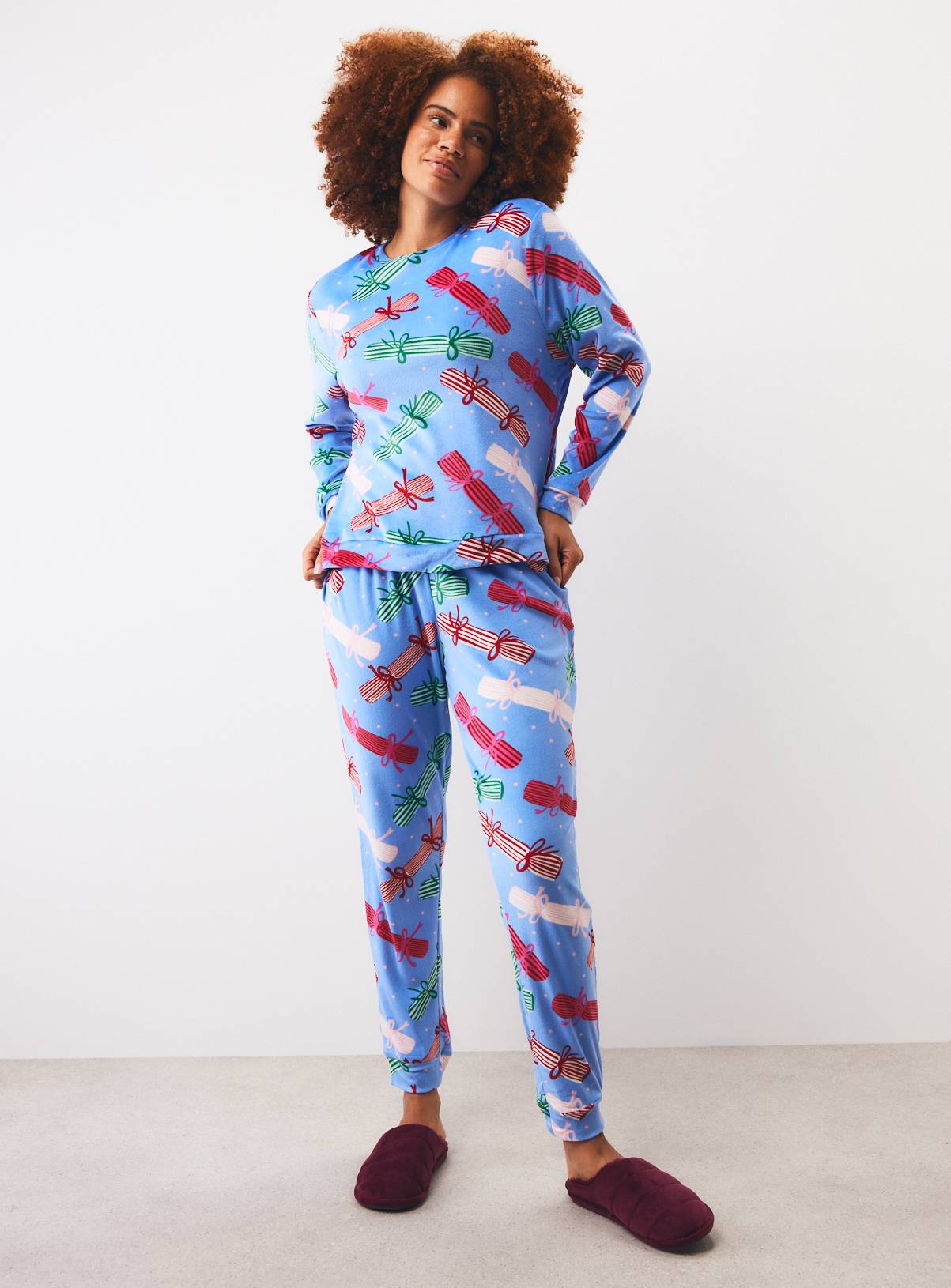 Christmas Cracker Print Pyjama Set S - Image 2