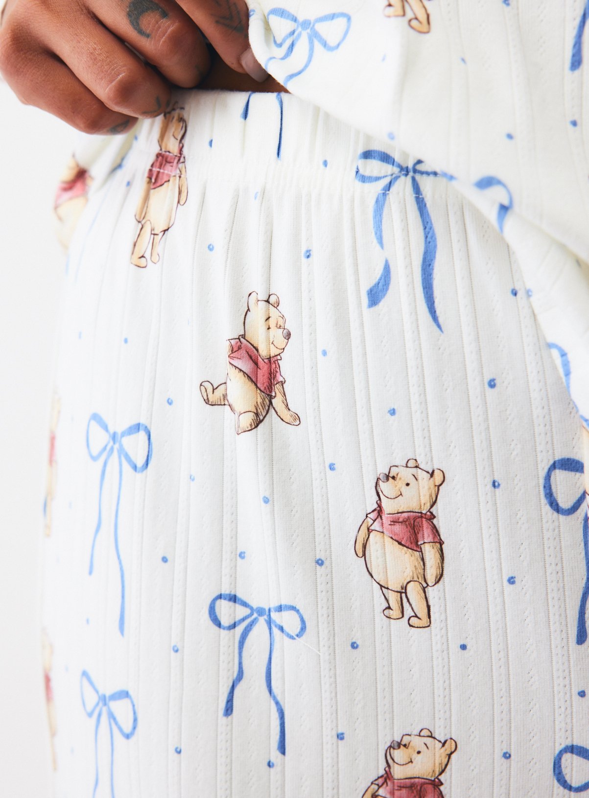 Christmas Disney Winnie The Pooh Pointelle Pyjama Set L - Image 4 thumbnail