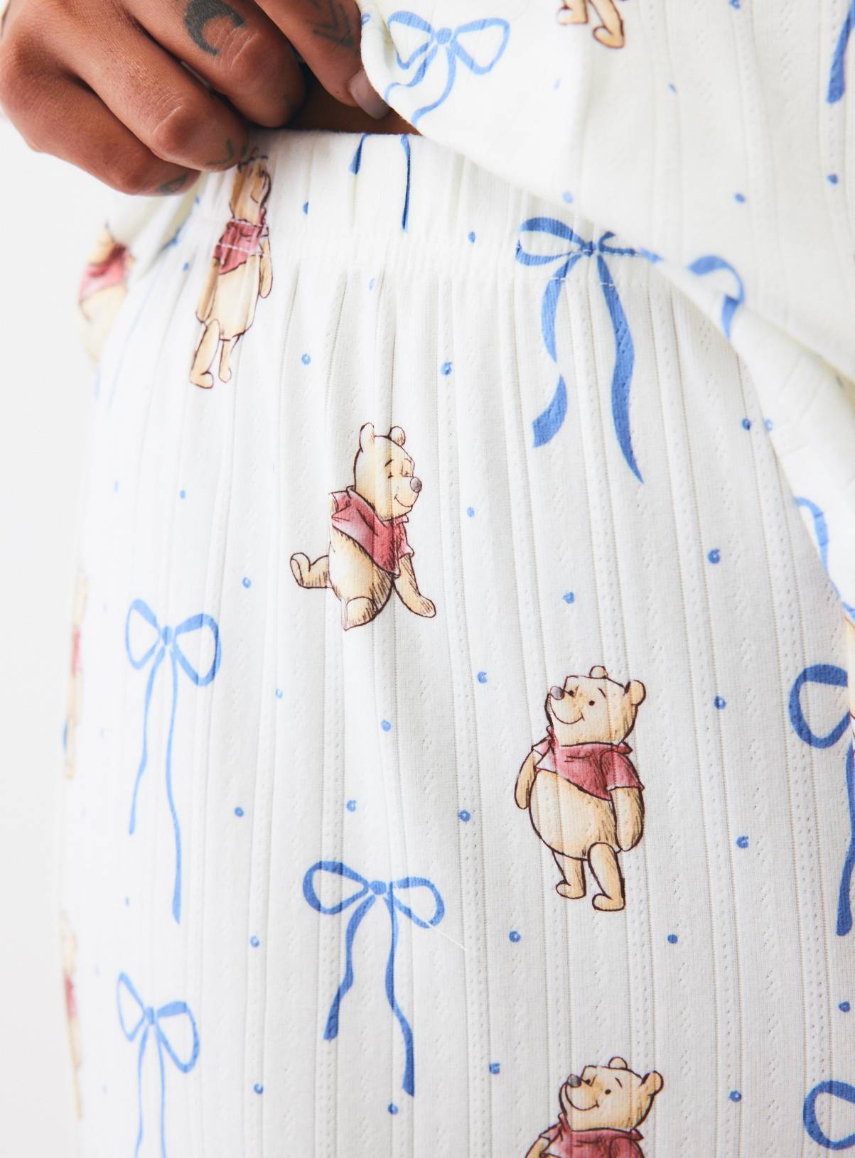 Christmas Disney Winnie The Pooh Pointelle Pyjama Set L - Image 4