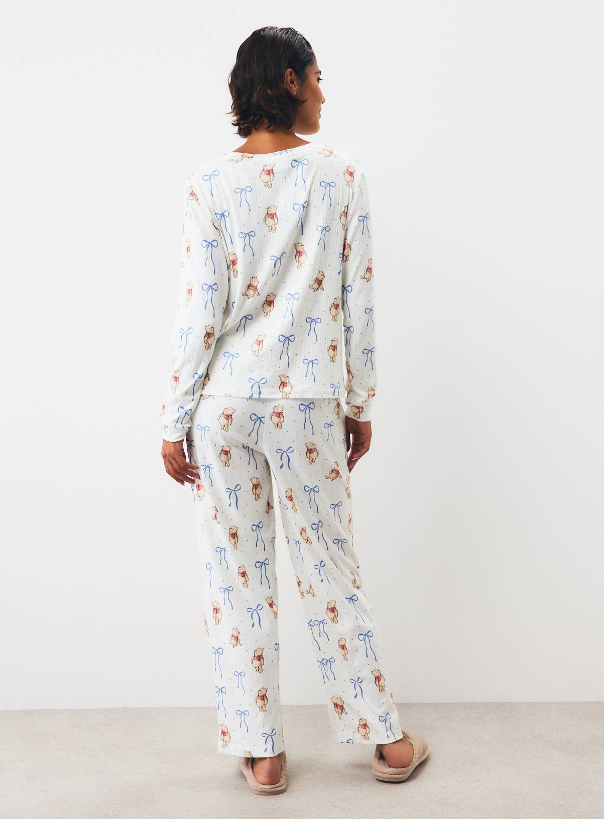 Christmas Disney Winnie The Pooh Pointelle Pyjama Set L - Image 5