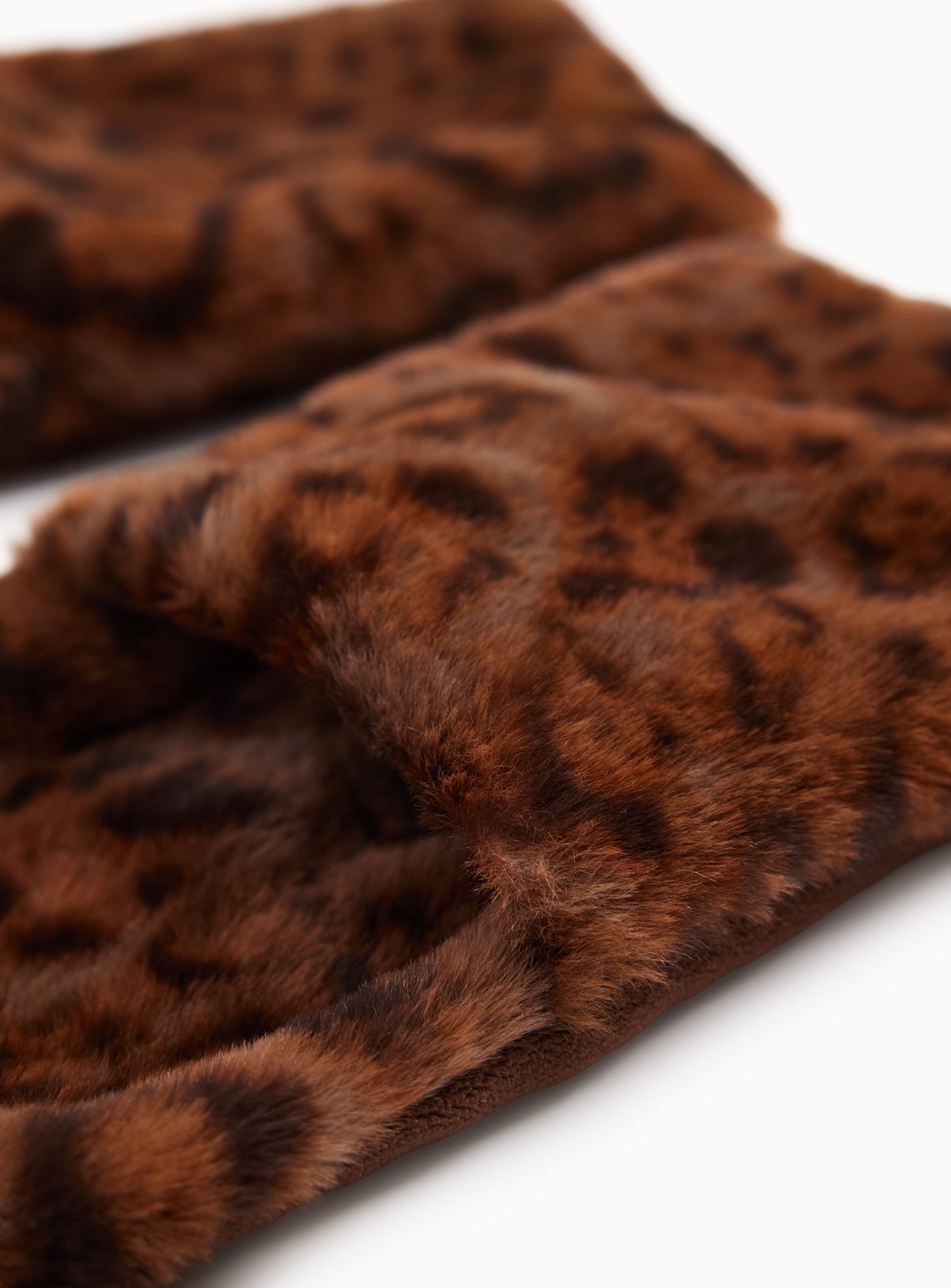 Leopard Print Hooded Scarf 3-5 years - Image 2 thumbnail