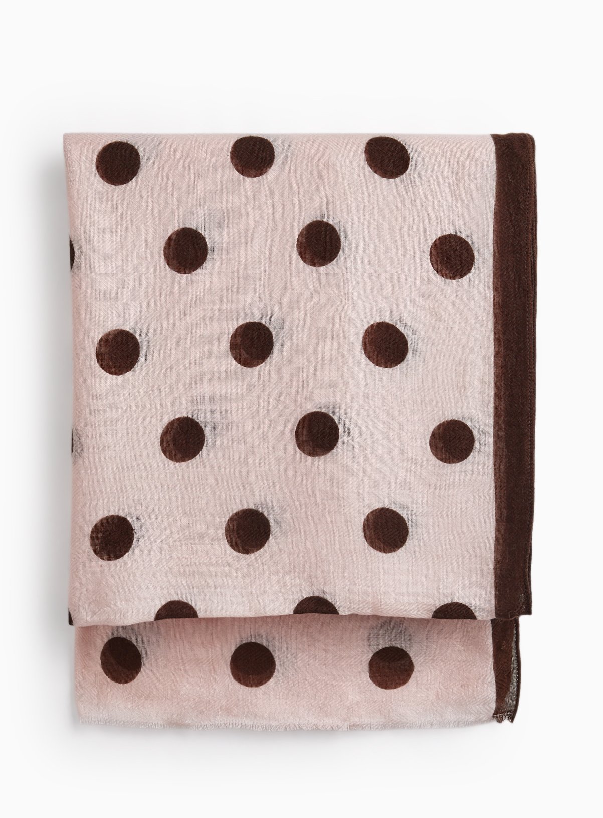 Lightweight Polka Dot Scarf One Size - Image 1 thumbnail