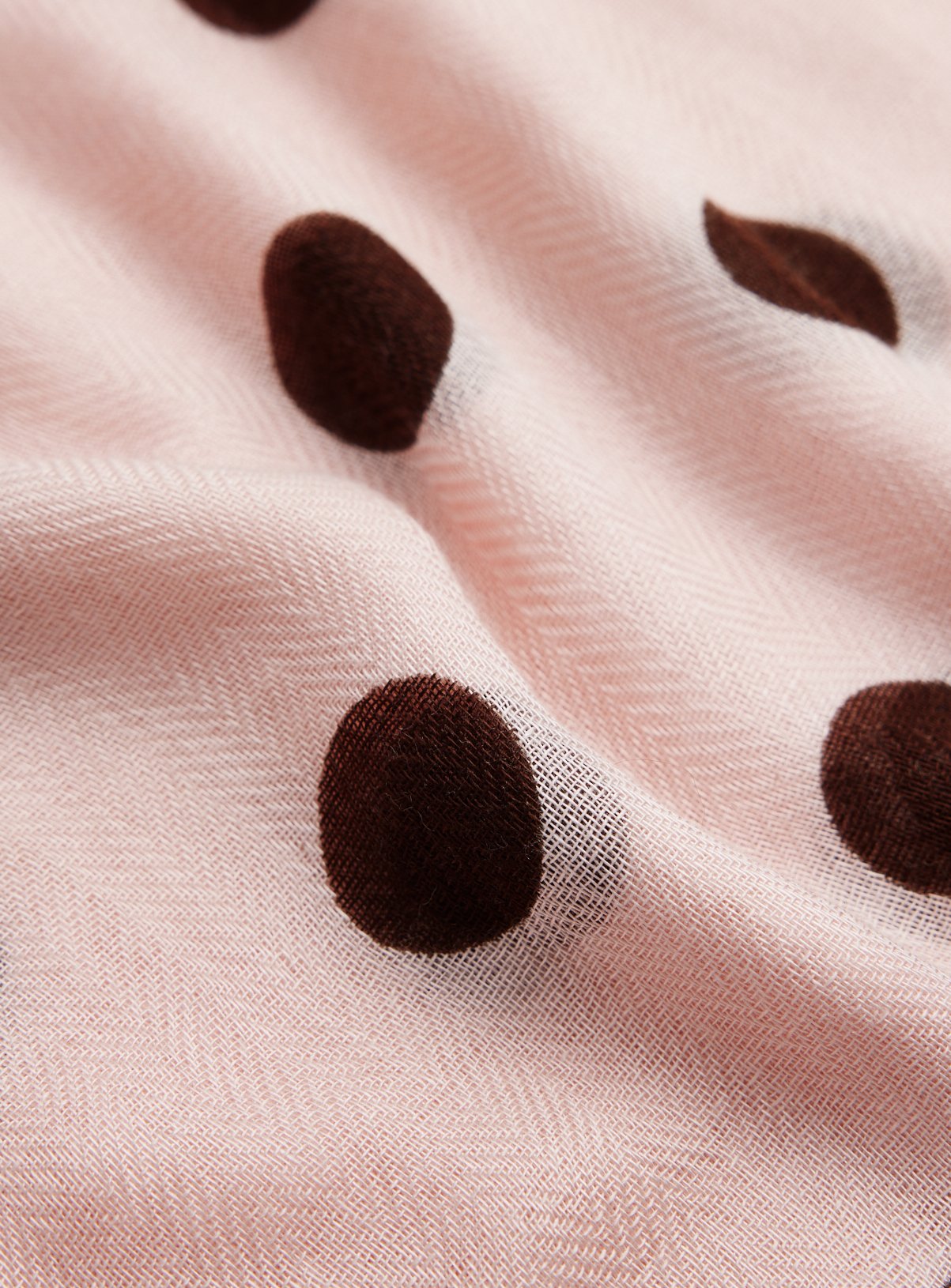 Lightweight Polka Dot Scarf One Size - Image 2 thumbnail