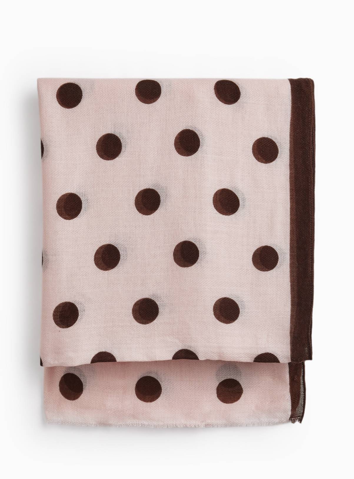 Lightweight Polka Dot Scarf One Size - Image 2