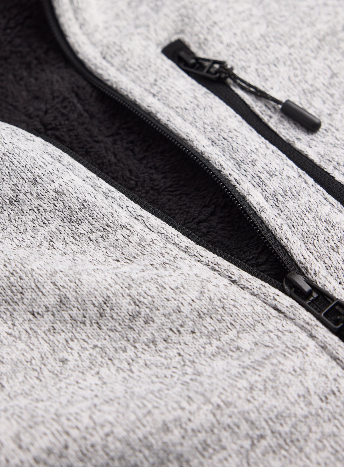 Grey Borg Lined Zip Through XL - Image 2 thumbnail