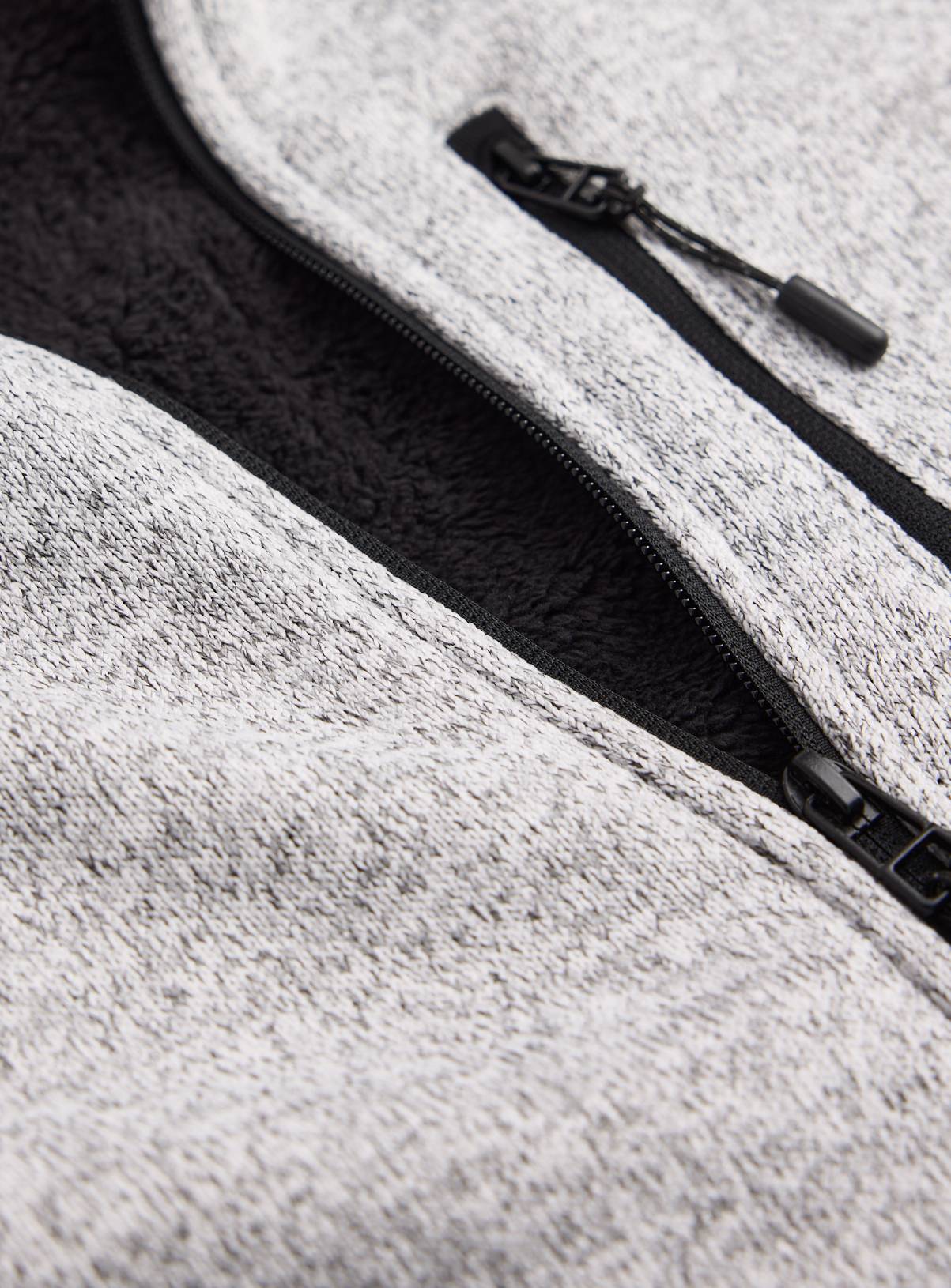 Grey Borg Lined Zip Through XXXL - Image 4