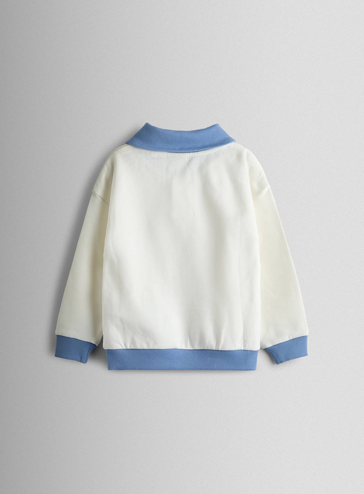 JOJO MAMAN BÉBÉ 2 Piece Nautical Sweatshirt & Short Set 6-7 Years - Image 4