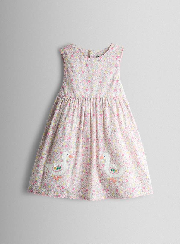JOJO MAMAN BÉBÉ Floral Duck Pockets Summer Dress 6-12 months