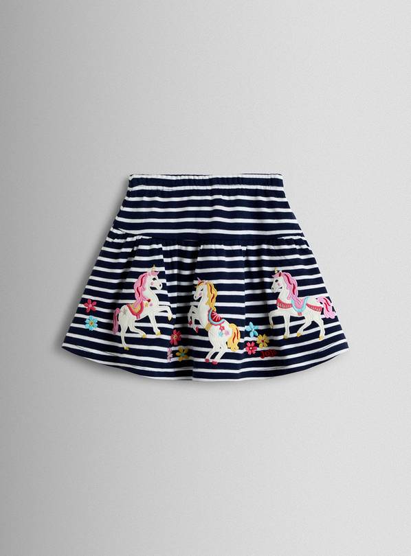 JOJO MAMAN BÉBÉ Unicorn Applique Skort 18-24 months