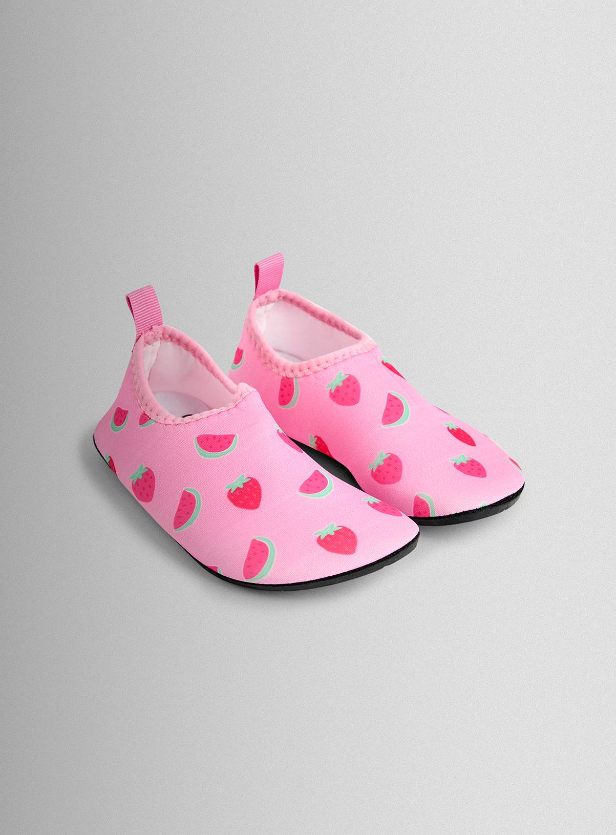 JOJO MAMAN BÉBÉ Strawberry Swim Shoe Pink 6 Infant - Image 1