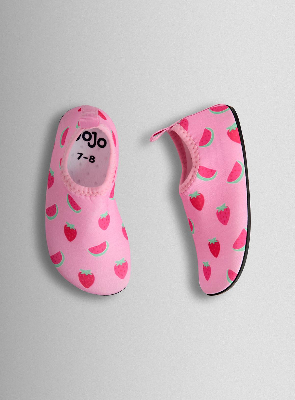 JOJO MAMAN BÉBÉ Strawberry Swim Shoe Pink 6 Infant - Image 3