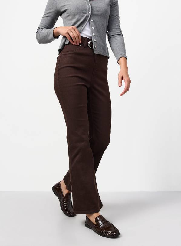 Brown Flare Jegging  22