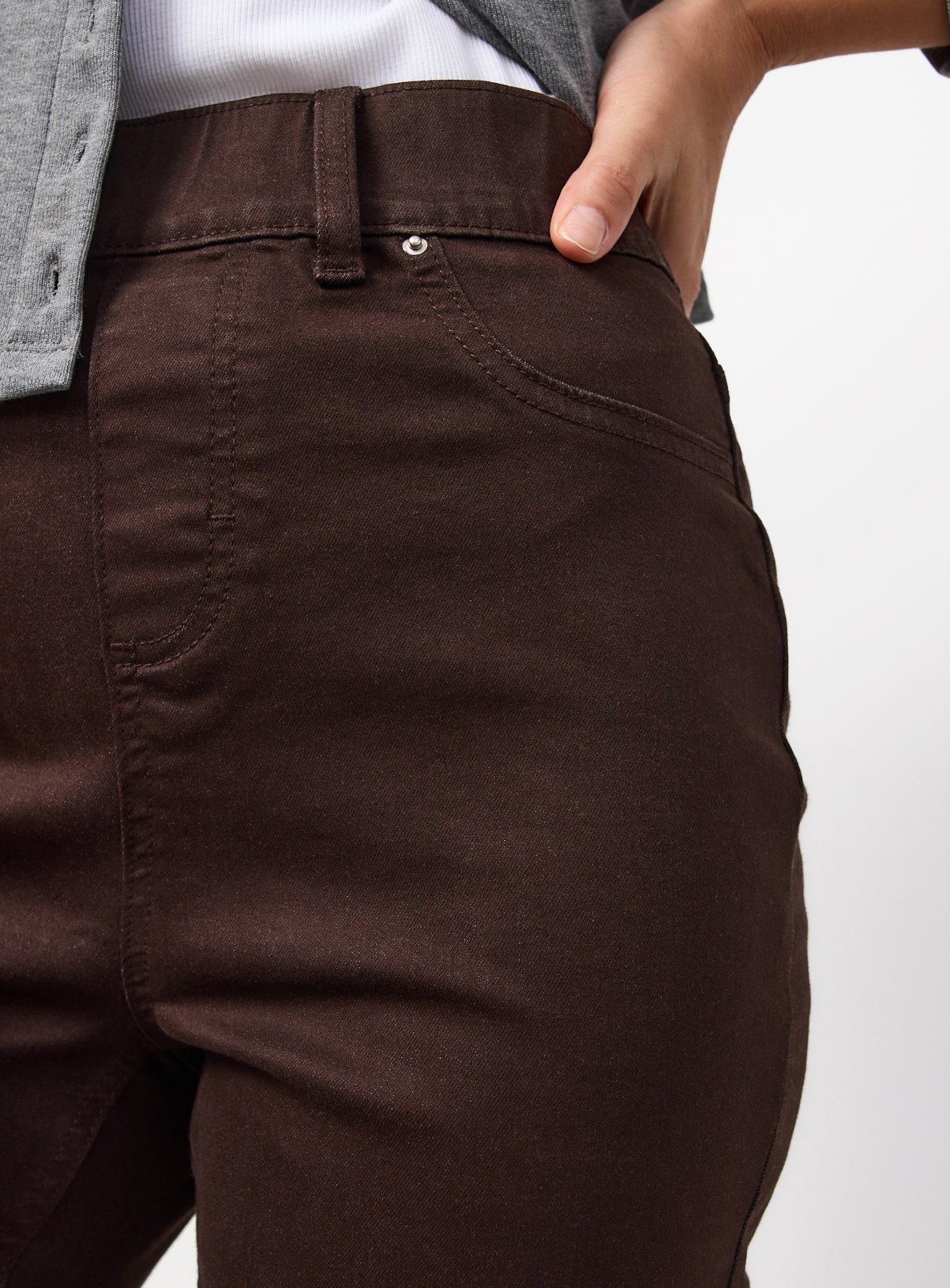 Brown Flare Jegging  16 - Image 3 thumbnail