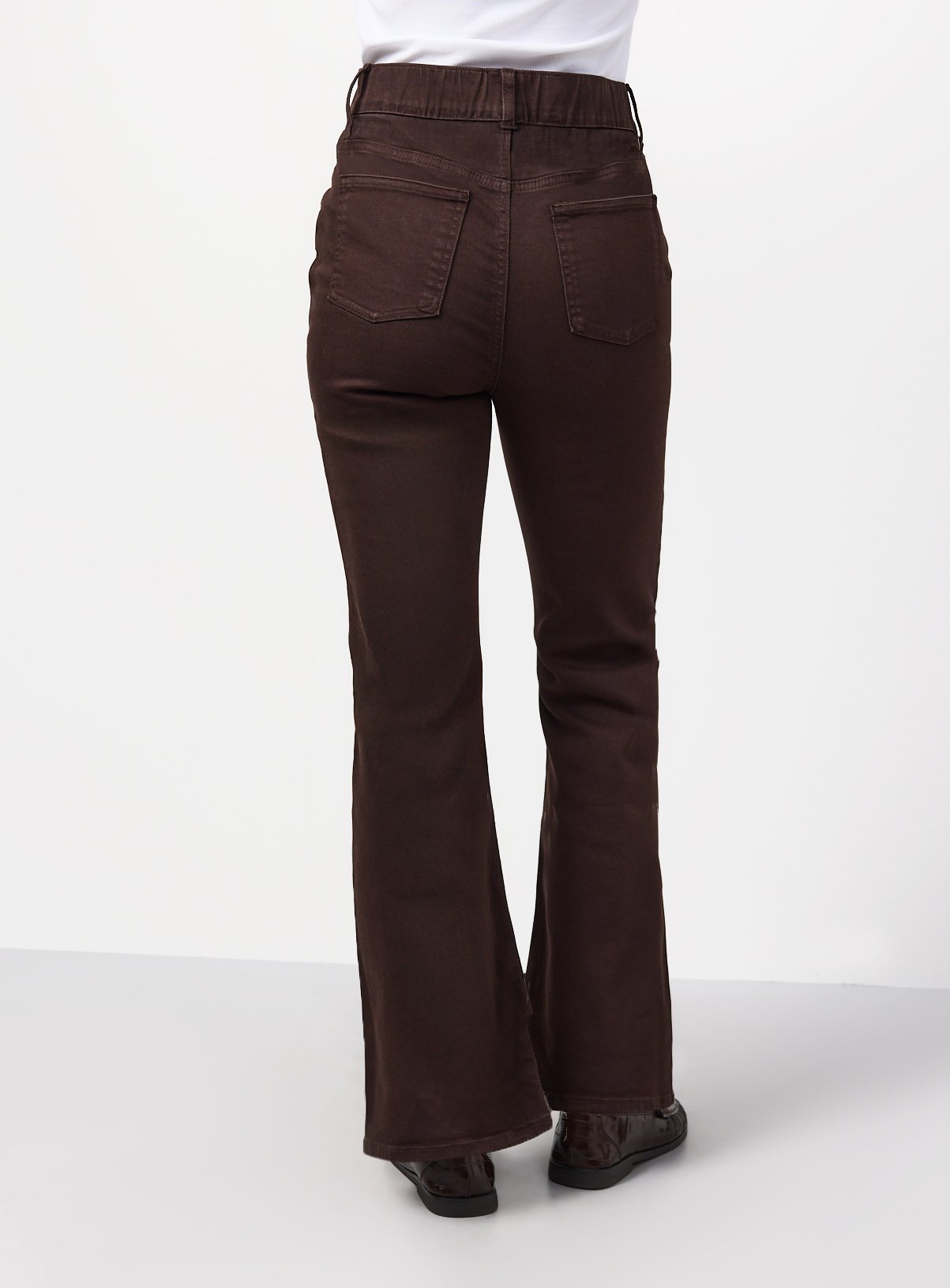 Brown Flare Jegging  16 - Image 4 thumbnail