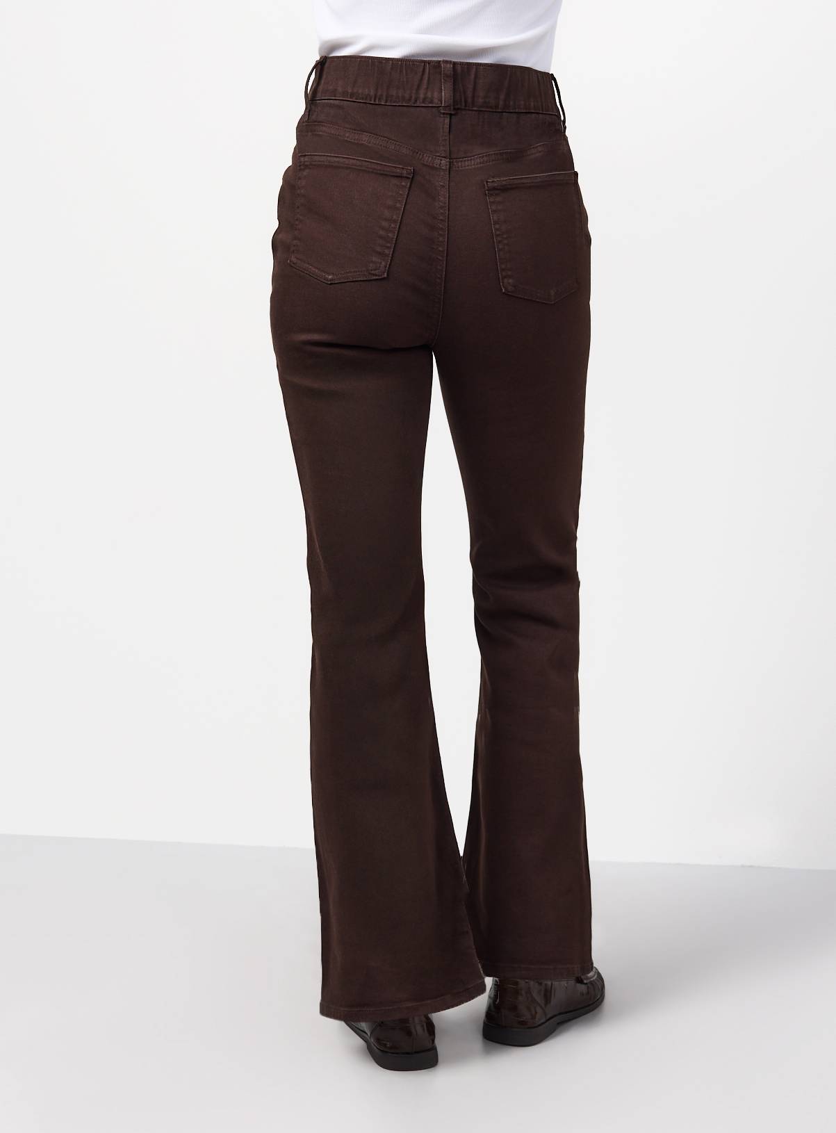 Brown Flare Jegging  16 - Image 4