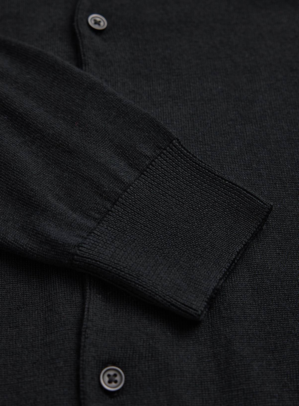 Merino Wool Long Sleeve Cardigan XL - Image 2