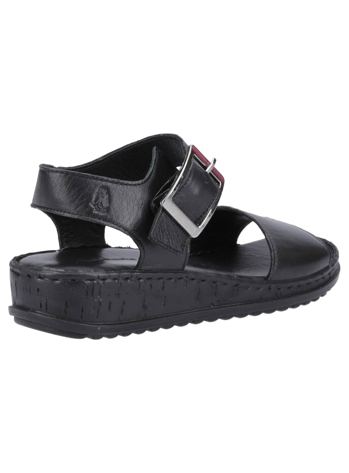 HUSH PUPPIES Ellie Sandal Black On Black 6 - Image 2