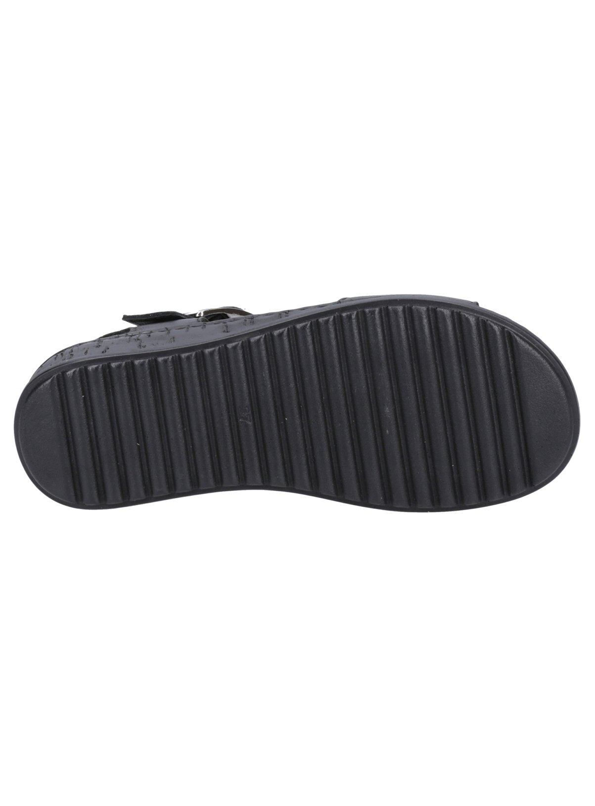 HUSH PUPPIES Ellie Sandal Black On Black 6 - Image 3 thumbnail