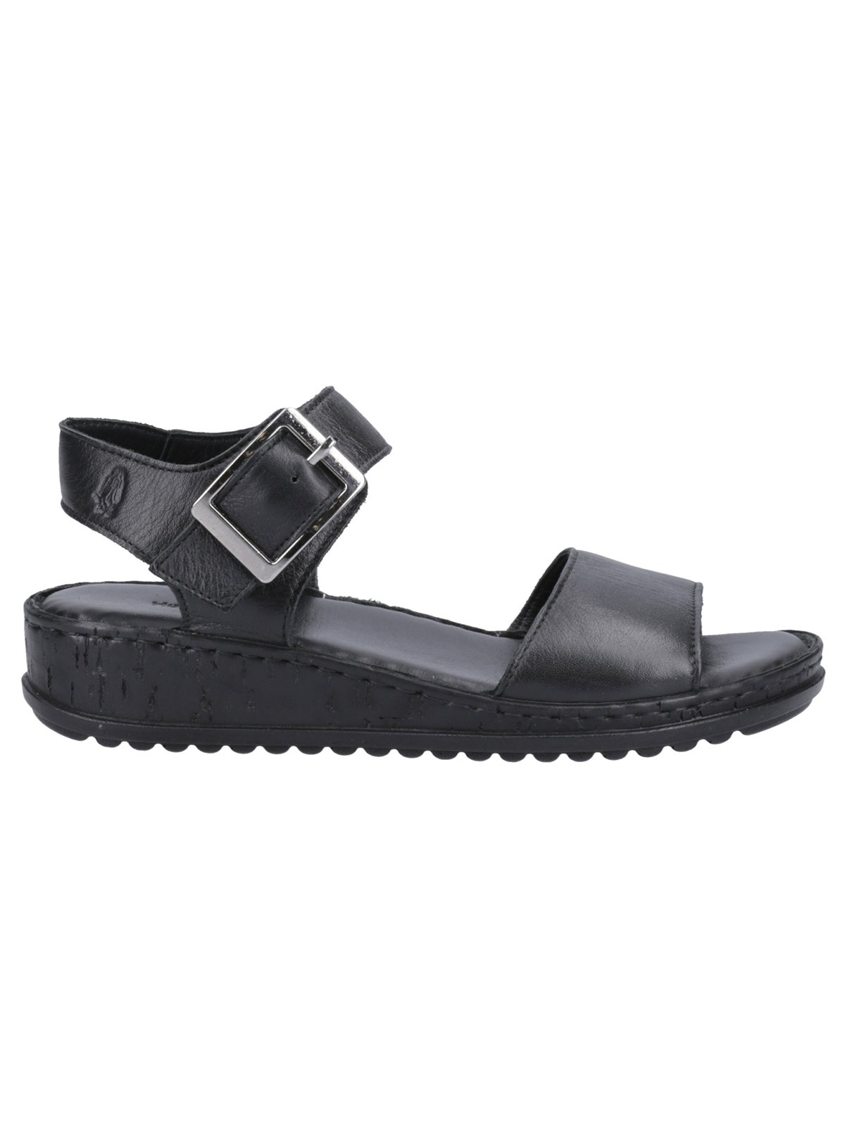 HUSH PUPPIES Ellie Sandal Black On Black 6 - Image 4 thumbnail