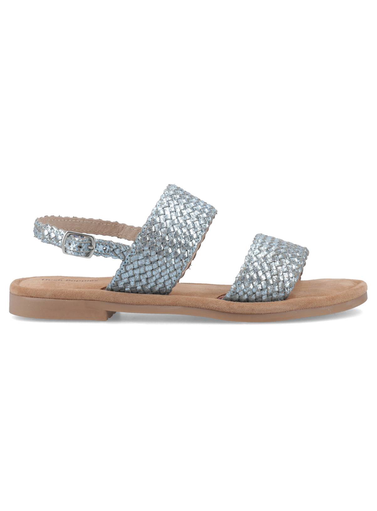 HUSH PUPPIES Helene Sandal Wide Fit Blue 3 - Image 6