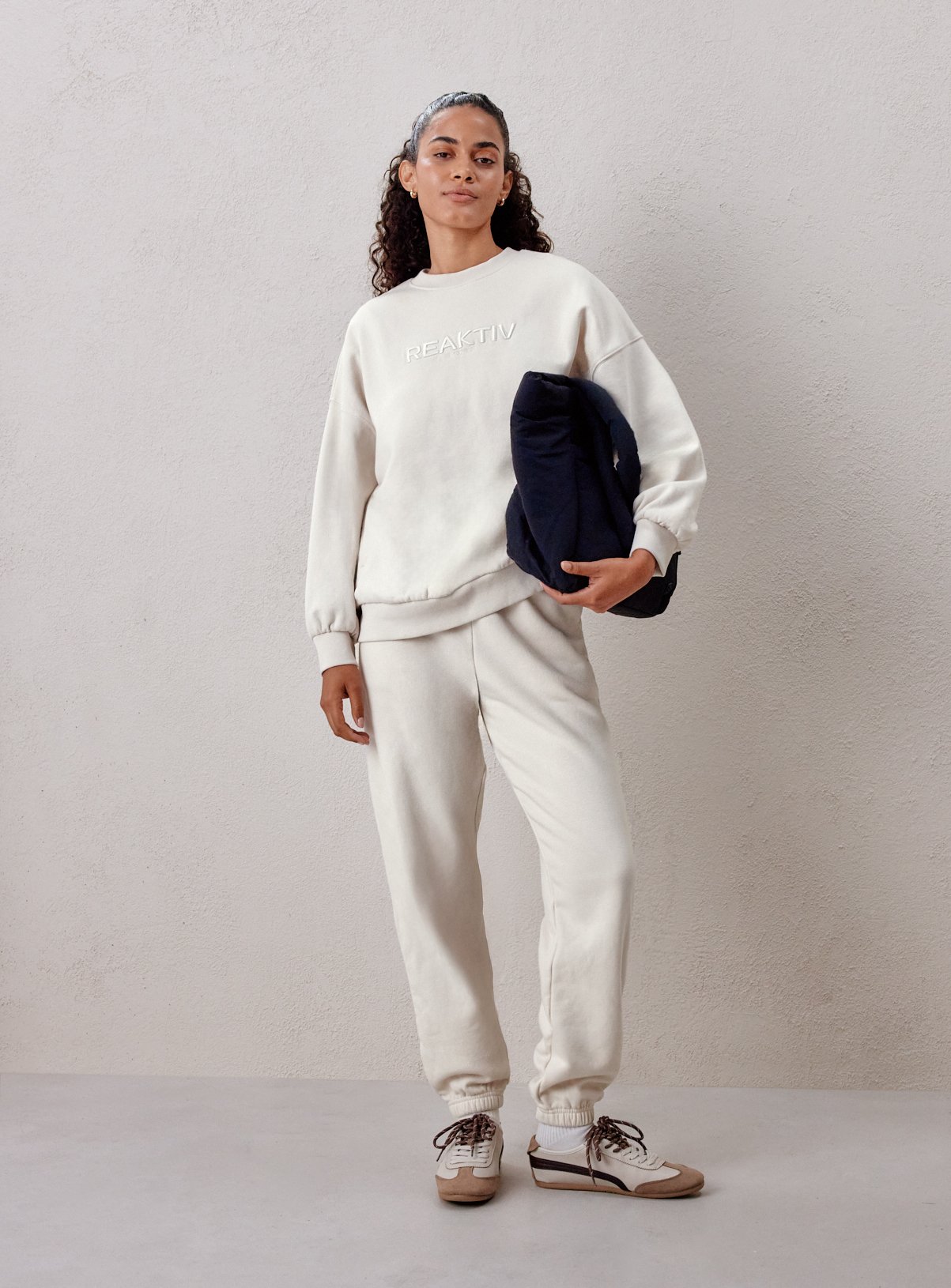 REAKTIV Grey Logo Jogger Co-ord S - Image 2 thumbnail