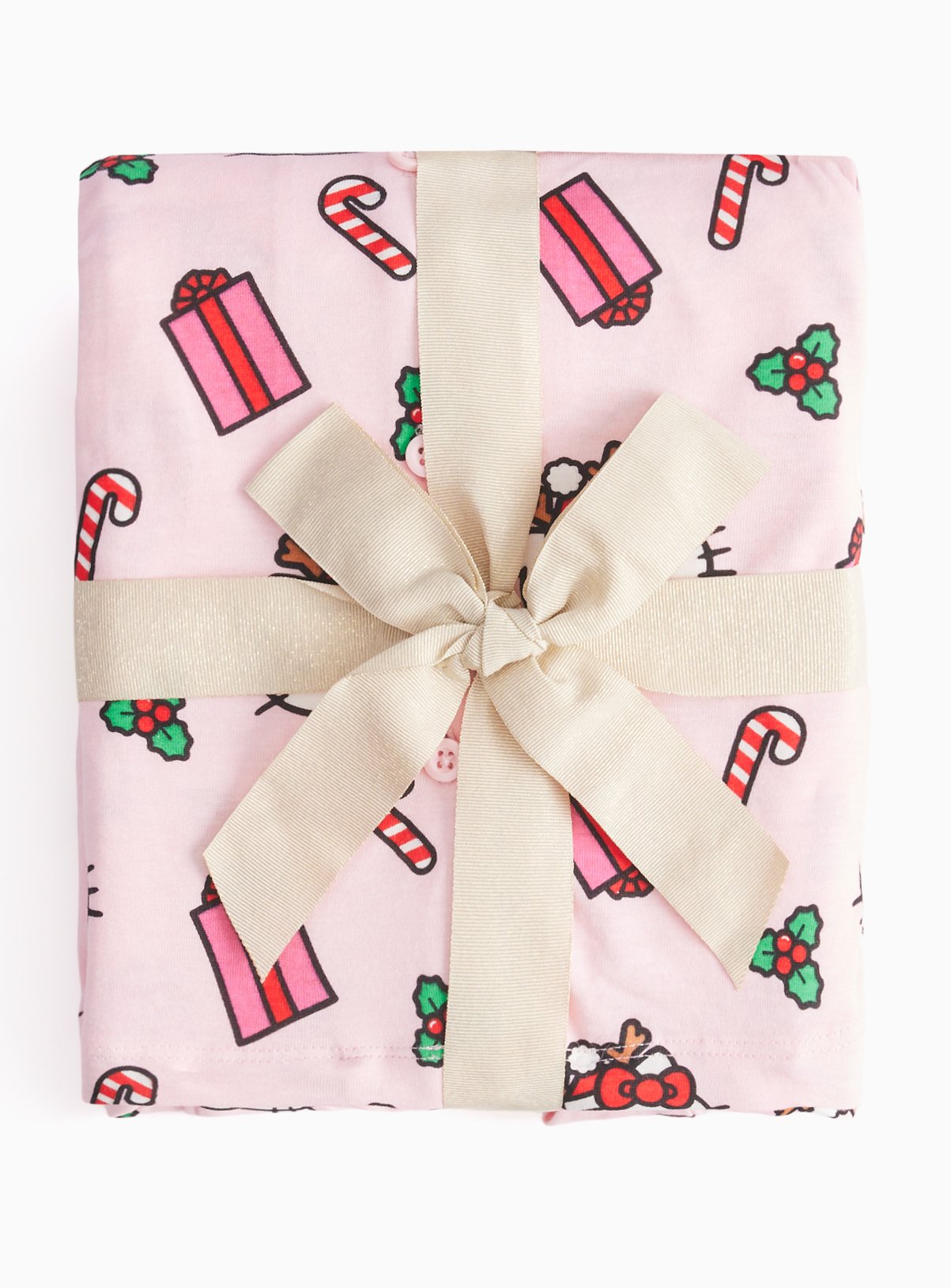 Pink Hello Kitty Traditional Pyjama Set XL - Image 2 thumbnail