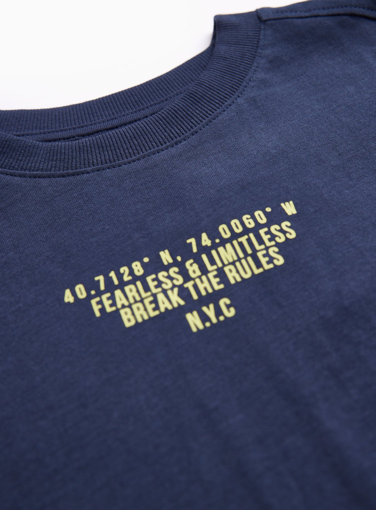Navy Pure Cotton NYC Graphic T-Shirt 13 years - Image 2 thumbnail
