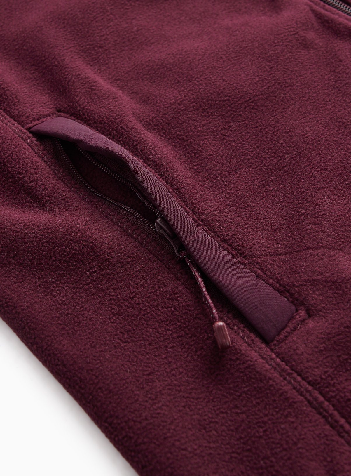 Red Zip Up Microfleece L - Image 2 thumbnail