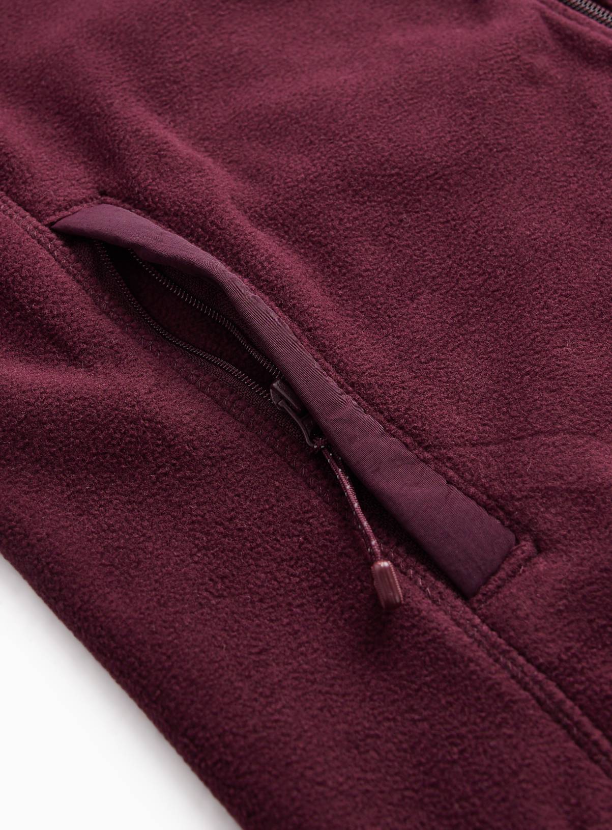 Red Zip Up Microfleece L - Image 2