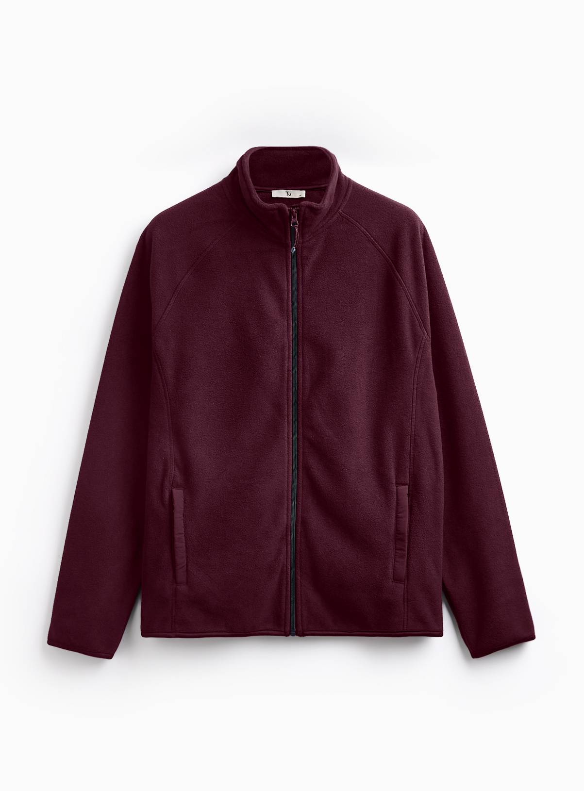 Red Zip Up Microfleece L - Image 3