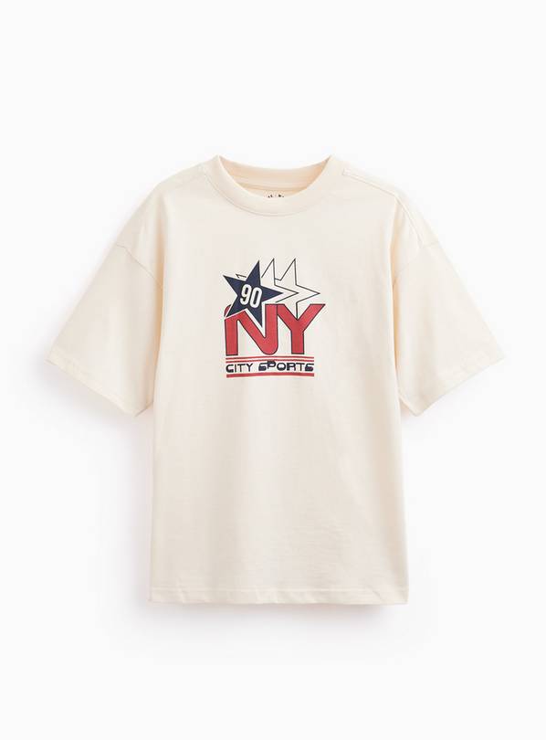 Cream NY Graphic T-Shirt 3 years